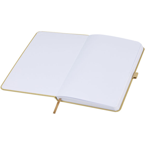 Fabianna notitieboek met harde kaft van crush papier - Olijf Fabianna notitieboek met harde kaft van crush papier - Olijf