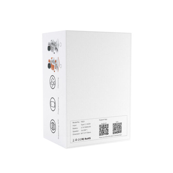 Robert de Dansende Robot Speaker, wit, grijs Robert de Dansende Robot Speaker, wit, grijs