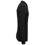 Bio180 piqué herenpolo lange mouwen Black XS