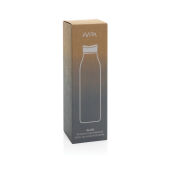 Avira Alok RCS recycled staal 360 waterfles 600ML, zilver