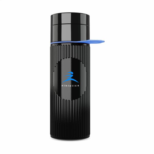 Join The Pipe Atlantis Ring Bottle Black 500 ml - schwarz/hellblau Join The Pipe Atlantis Ring Bottle Black 500 ml - schwarz/hellblau