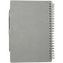 Slate A5 reusable hard cover notebook and pen set (black ink) - Grey