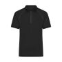 Men's Zip-Polo black/black M
