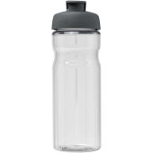 H2O Active® Base Tritan™ 650 ml sportfles met klapdeksel - Transparant helder/Grijs