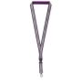 Afneembare polyester keycord met reflecterende overlay