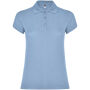 Star damespolo met korte mouwen - Hemelsblauw - 3XL