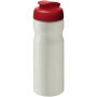 H2O Active® Eco Base 650 ml sportfles met kanteldeksel - Ivoorwit/Rood