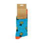 FUNNY M - Sokken met een grappig patroon - Turquoise