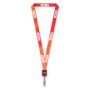 Polyester sublimatie lanyard met vierkante badge reel Polyester sublimatie lanyard met vierkante badge reel