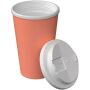 Americano® Infiniti geïsoleerde beker van 350 ml met morsbestendig deksel - Koraal Americano® Infiniti geïsoleerde beker van 350 ml met morsbestendig deksel - Koraal