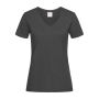 Stedman T-shirt V-Neck Classic-T SS for her Cool Gray 11C Slate Grey-XL Stedman T-shirt V-Neck Classic-T SS for her Cool Gray 11C Slate Grey-XL