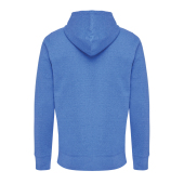 Iqoniq Abisko gerecycled katoen hoodie met rits, heather blue (XS)