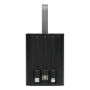 Powerbank / zaklamp OPEN SOURCE transparant, zwart