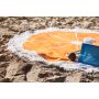 Microfiber (160 gr/m²) strandhanddoek Cody lichtblauw