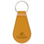 Sleutelhanger P02427, Kunstleder, Geel