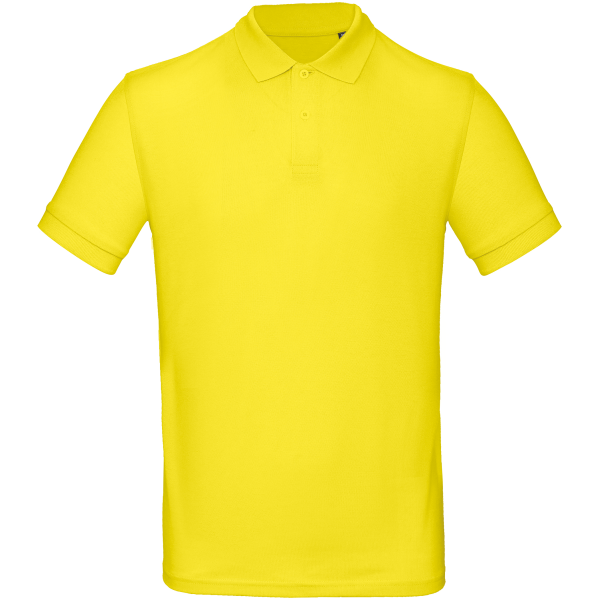 Men's organic polo shirt Solar Yellow M Men's organic polo shirt Solar Yellow M