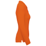 Damespolo lange mouwen Orange XS