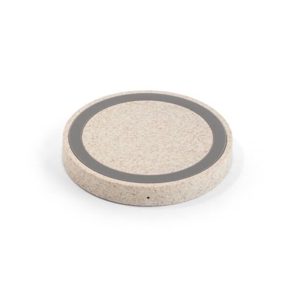 CUVIER. 5W draadloze oplader in ABS en strovezel