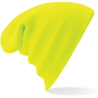 Muts Original met omslag Fluorescent Yellow One Size