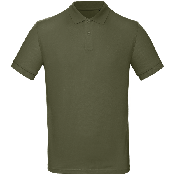 Men's organic polo shirt Urban Khaki M Men's organic polo shirt Urban Khaki M