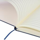 Gerecycled PU-notitieboek (A5) Elian zwart