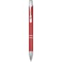 Moneta balpen van gerecycled aluminium (blauwe inkt) - Rood