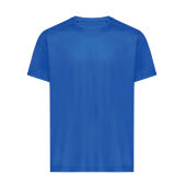 Iqoniq Tikal gerecycled polyester sneldrogend sport t-shirt, royal blue (XS)