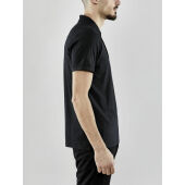Core blend polo shirt men black s