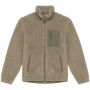 Ecologisch uniseks sherpa jasje wet sand / driftwood 3XL