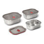 Black+Blum Mealprep Box Set 3 stuks Klein, Middel, Groot, grijs