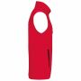 Softshell bodywarmer red S