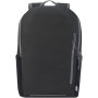 Aqua 15" GRS recycled water resistant laptop backpack 21L - Solid black
