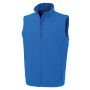 Gerecycleerde heren softshell-bodywarmer Royal S