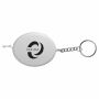 ABS sleutelhanger met rolmaat Lorena wit
