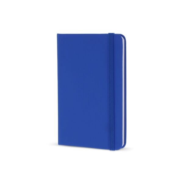 A6-notitieboek van PU met FSC-pagina's - Blauw