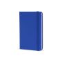 A6-notitieboek van PU met FSC-pagina's - Blauw