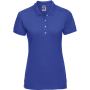 Ladies' Stretch Polo Shirt Azure blue XXL
