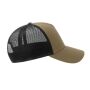 RAPPER COTTON-S, KHAKI/BLACK, One size, ATLANTIS HEADWEAR
