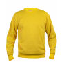 Basic R/N Sweater Lemon L