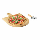 NAPOLITANA - Bamboe pizzabord & snijder - Hout