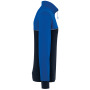 Ecologische uniseks sweater met ritskraag Navy / Royal Blue XXL