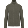 Microfleece met rits heren Green Marble Heather 5XL