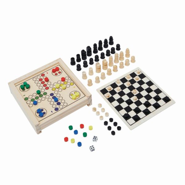 3 FOR FUN - Spellendoos bruin 3 FOR FUN - Spellendoos bruin
