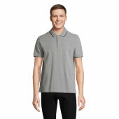 PALERMO - PALERMO POLOSHIRT - XXL - Grey Melange/ French Navy