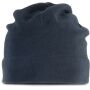 Muts van fleece navy one size