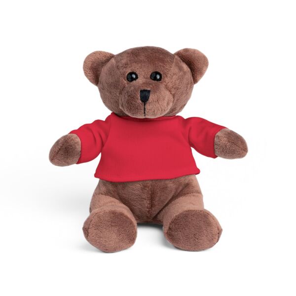 BEAR. Pluchen teddybeer met t-shirt aan