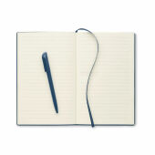 NOTA - A5 PU notitieboek met pen - Marineblauw