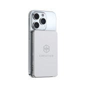 Urban Vitamin Marin 5000mAh magnetic 15W wireless powerbank, zilver