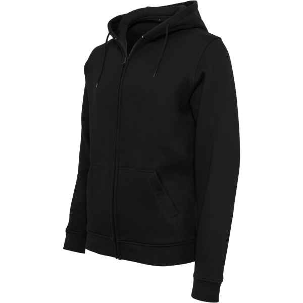 Zware hoodie met rits Black S Zware hoodie met rits Black S