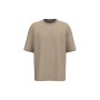 Ecologisch oversized uniseks T-shirt French Terry Wet Sand XXL Ecologisch oversized uniseks T-shirt French Terry Wet Sand XXL